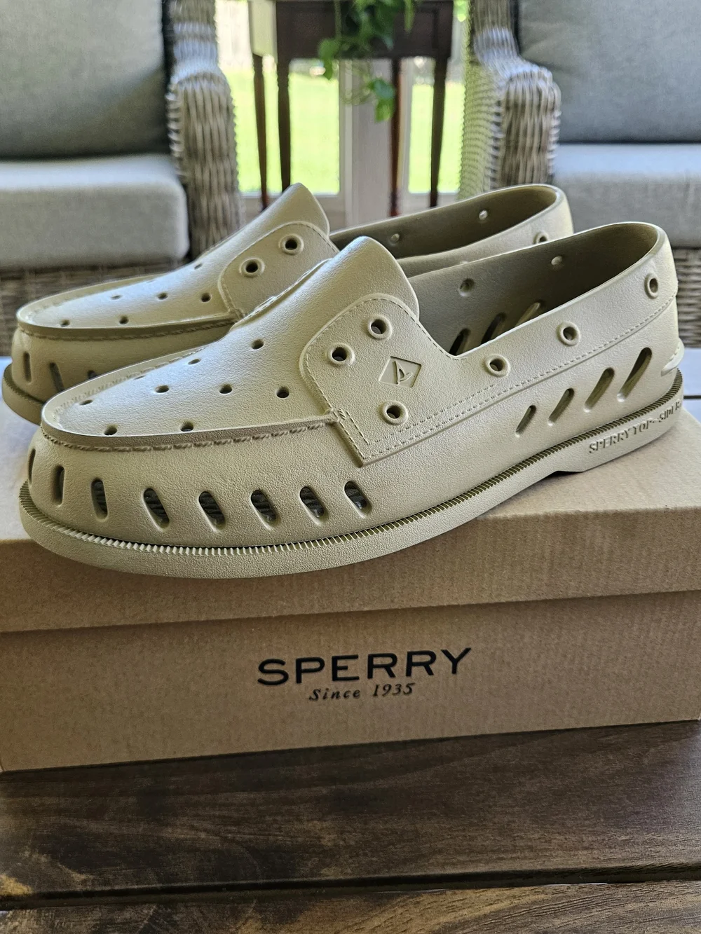 Sperry Women's Slip-On Casual Shoes in Light Beige